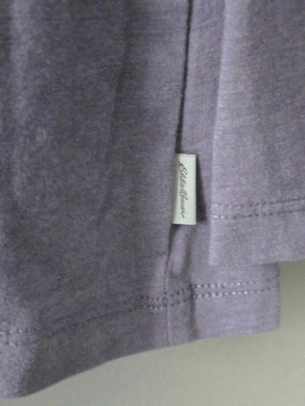 Eddie Bauer Lavender V‑Neck Long Sleeve Tee - Picture 2 of 2